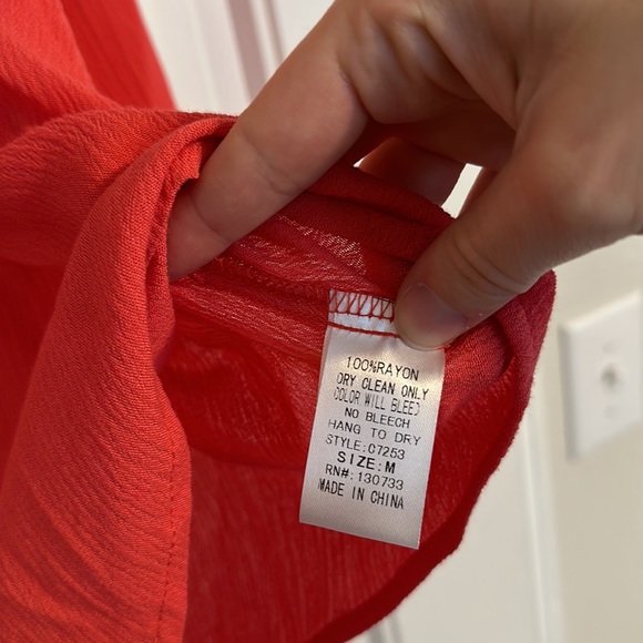 Altar’d State Blouse with Cut Out Shoulders - Picture 6 of 9